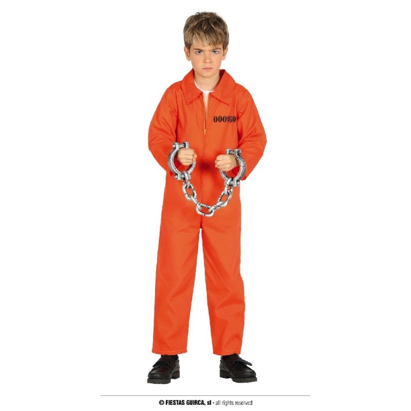 DISFRAZ INMATE, INFANTIL, 7 – 9 Años